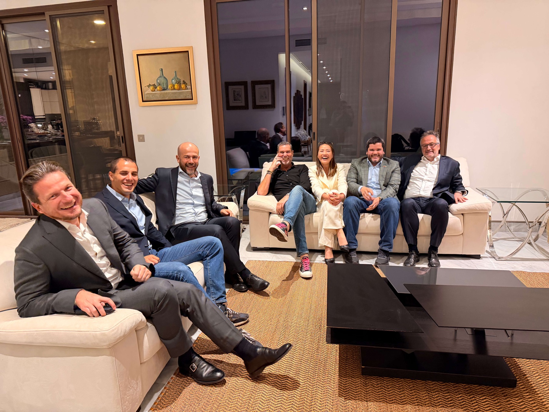 Family capital discussion at a private Abu Dhabi residence